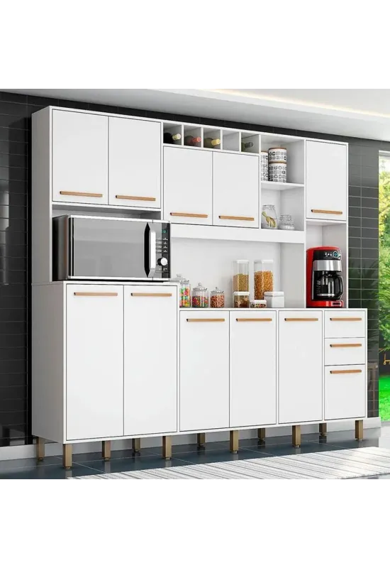 KIT DE COZINHA PETRA VALDEMOVEIS (BRANCO)
