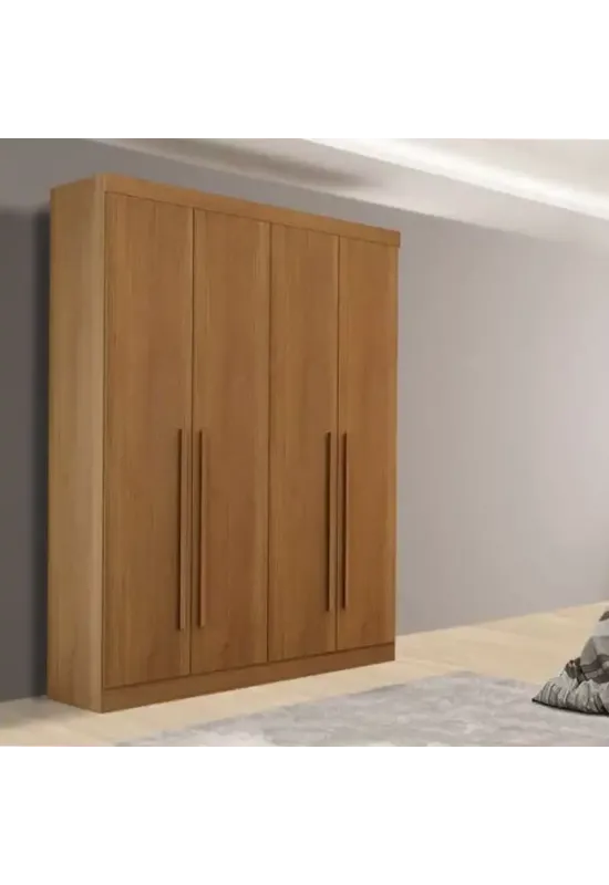 ROUPEIRO  DA VINCI 4 PORTAS 100% MDF (CINAMOMO)