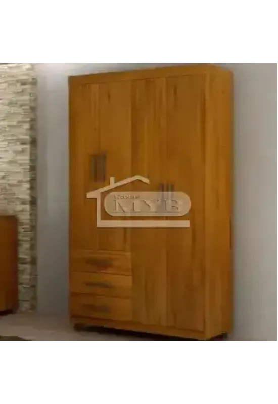 GUARDA ROUPAS VERONA 4 PTS C/PES - NAINE (CINAMOMO)