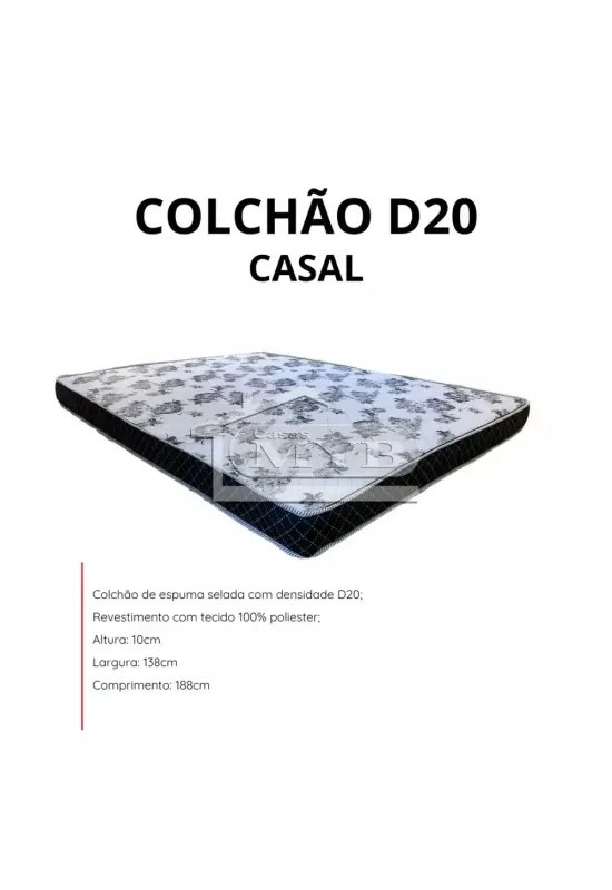 COLCHAO D20 CASAL - BIOFLEX