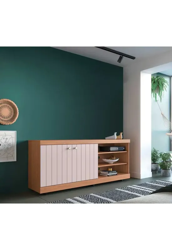 BANCADA FLORIPA  COLIBRI (FREIJO / OFF WHITE)