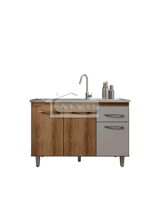 BALCAO P/ PIA FRANCA - RUD RACK (MEL/TITANIO)