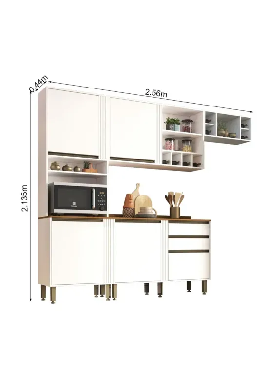 COZINHA PEROLA 3 PECAS (BRANCO)