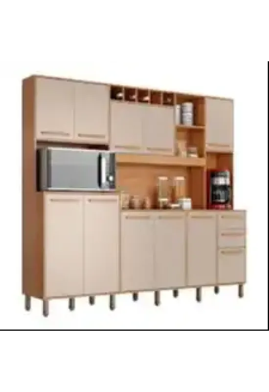 KIT DE COZINHA PETRA VALDEMOVEIS (CINAMOMO/OFF)