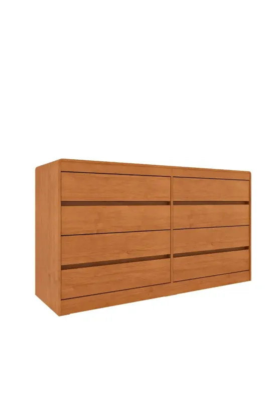 COMODA 8 GAVETAS ESPANHA EM MDF  - TCIL (CINAMOMO)