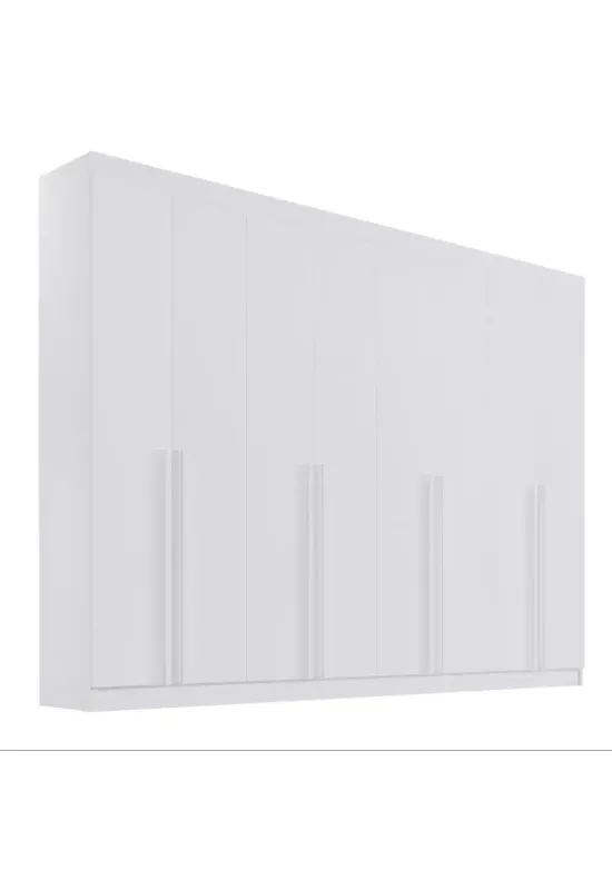 ROUPEIRO DAYMOND  8 PORTAS 8GAV - MDF - LISO (BRANCO)